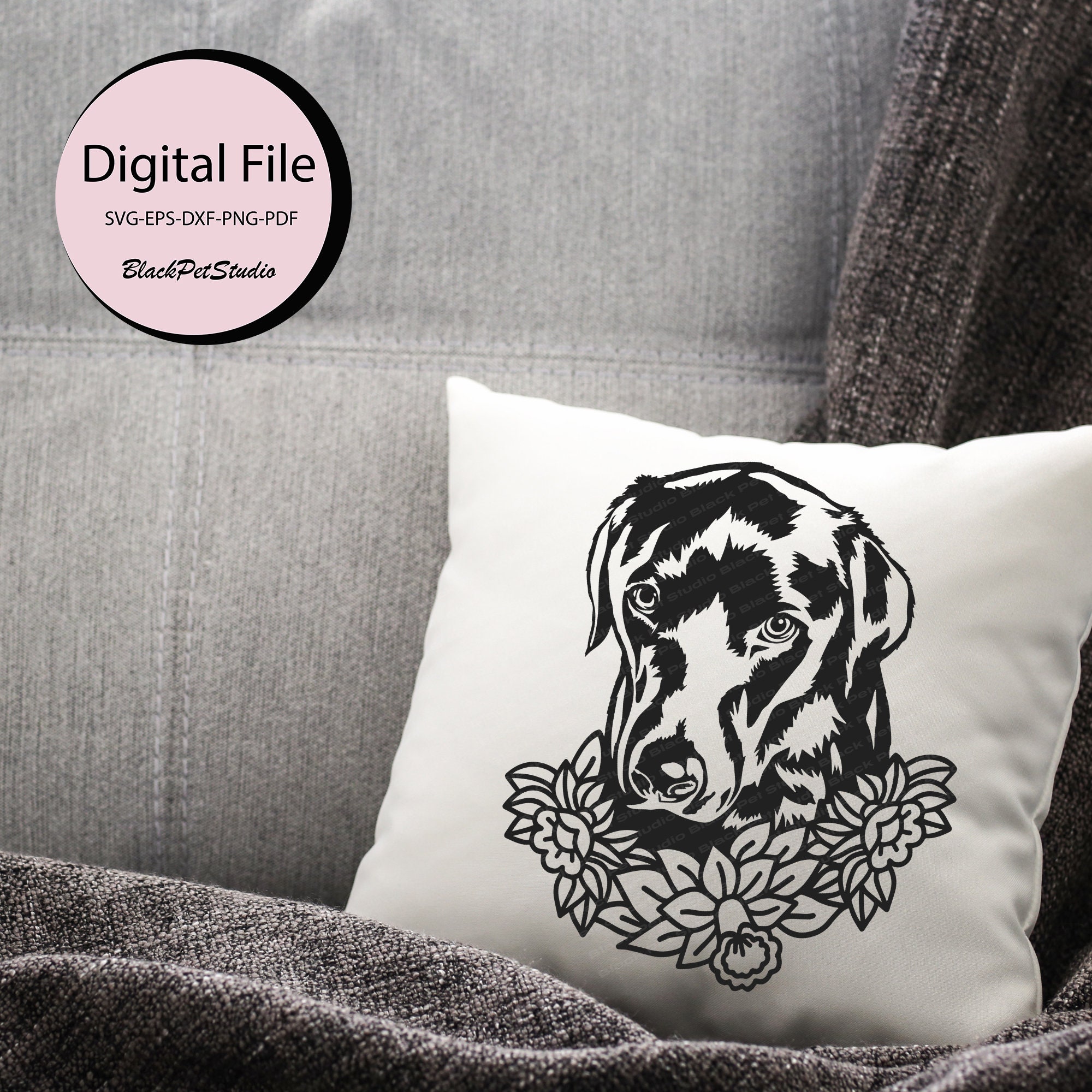 Labrador Retriver Svg Cut File - Black Labrador Svg - Black Lab Svg ...