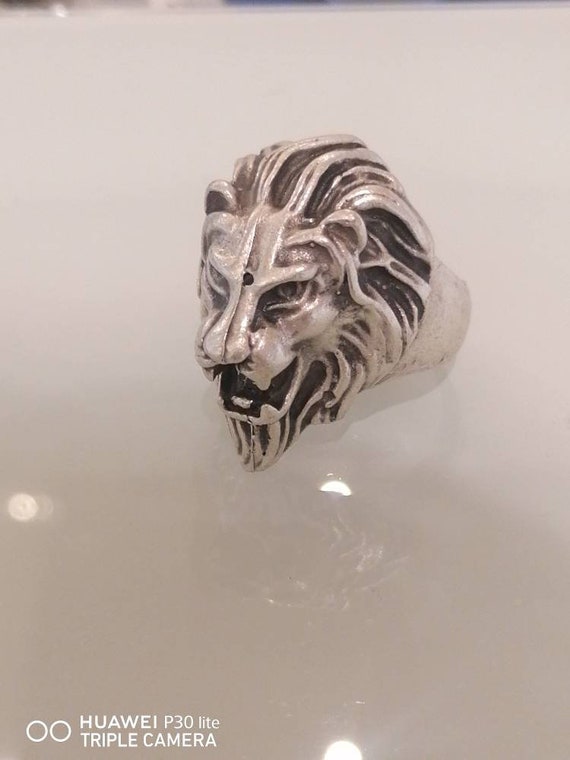 Adjustable rings for men in aluminum and silver in galvanic.