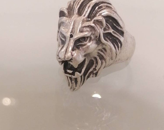 Adjustable rings for men in aluminum and silver in galvanic.