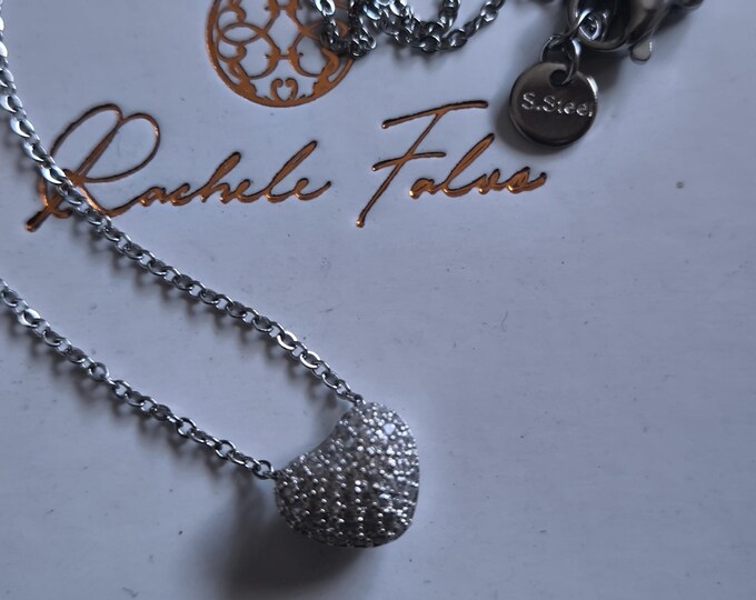 steel heart necklace