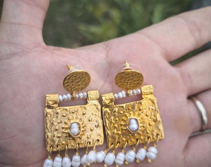 Ancient Byzantine style earrings