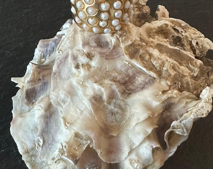 Adjustable Etruscan Gold Rings with White Pearls, Natural Turquoise, and Green Jade - Ancient-Inspired Handcrafted Jewelry