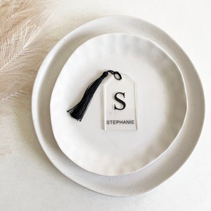 Personalised Acrylic Name Place Cards | Guest Place Cards | Name Tag | Bookmark | Event Place Card | Wedding Place Card