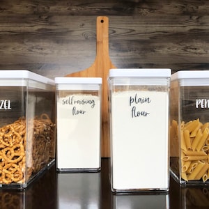 Custom Pantry Labels | Kitchen Labels | Canister Labels
