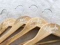 Personalised Wedding Dress/Coat Hanger Decal | Wedding Decals | Bridal Decal | Bridesmaid Decals | Custom Decal | DIY Decal | Proposal Gift product logo