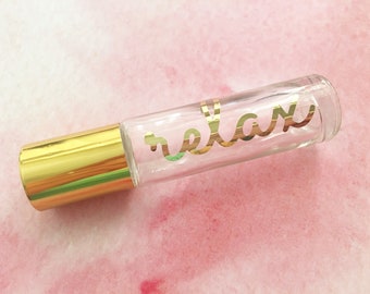 10ml Customised Essential Oil Roller Bottle Label