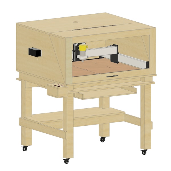 Plans for Shapeoko 3 XXL Enclosure and Control box - Instant Download