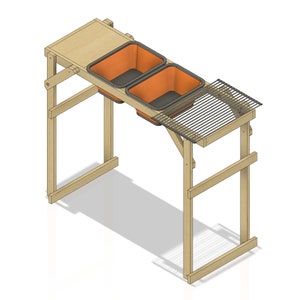 Plans for Camping Wash Station - Instant Download