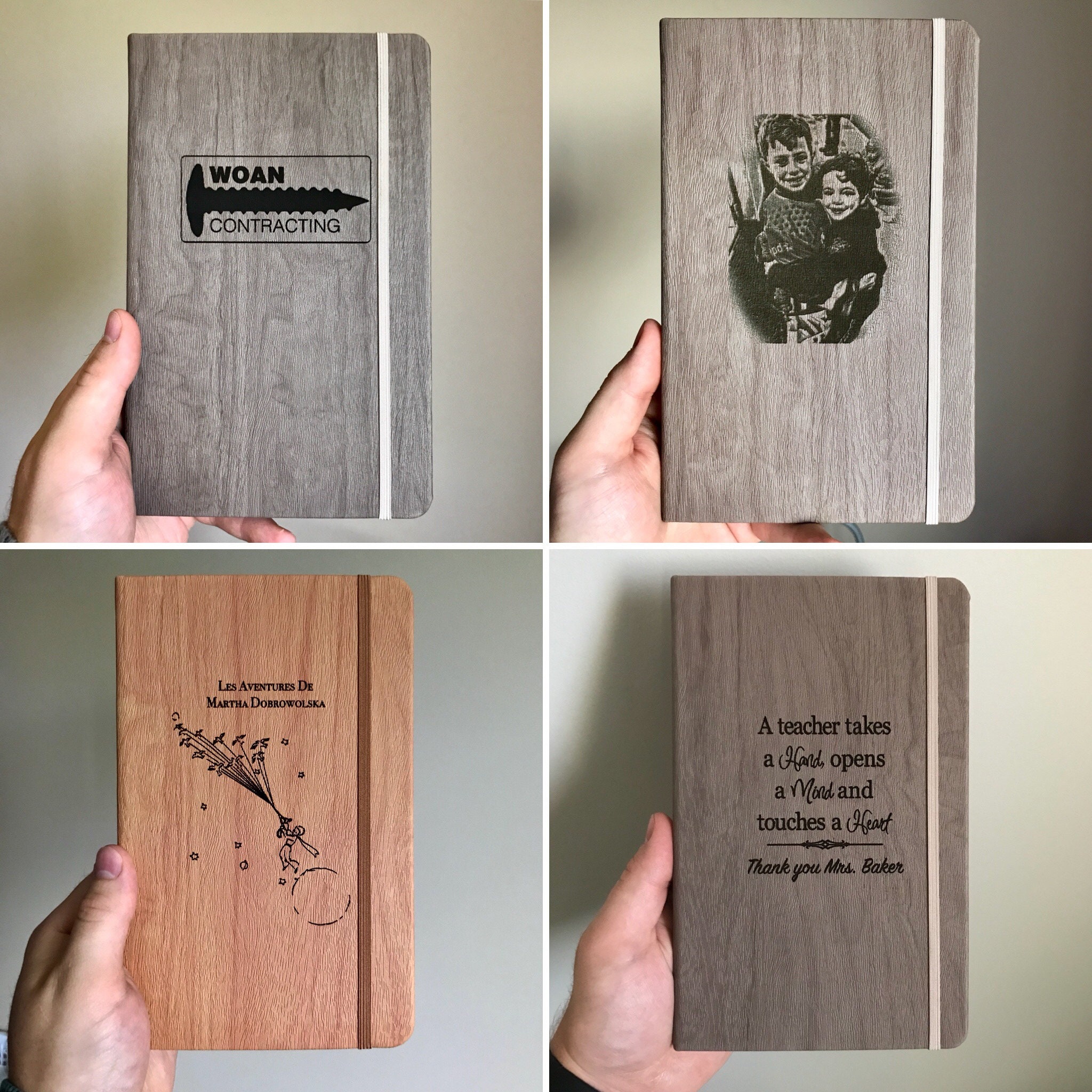 Engraved Notebook Personalized