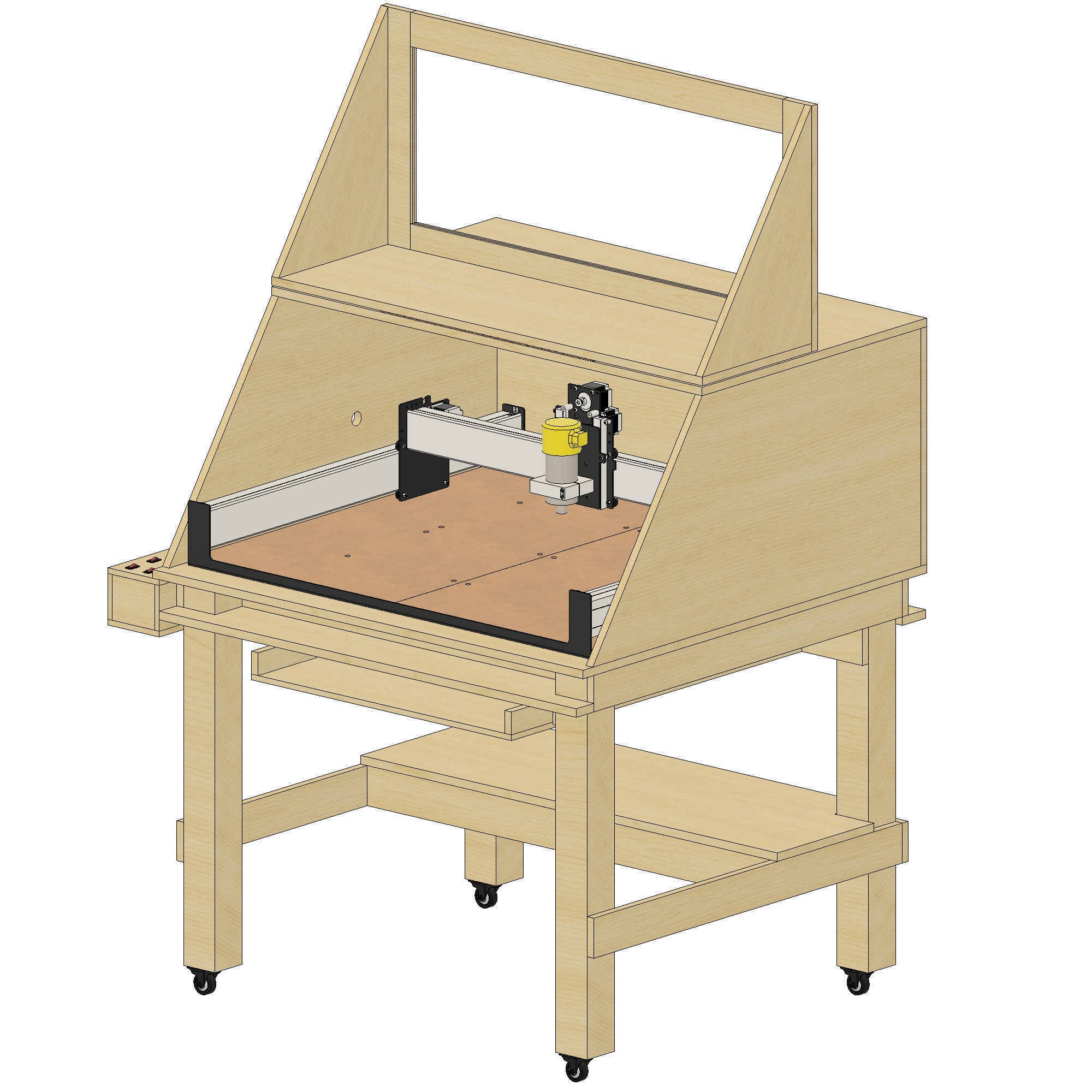 Plans for Shapeoko 3 XXL Enclosure and Control box Instant Download