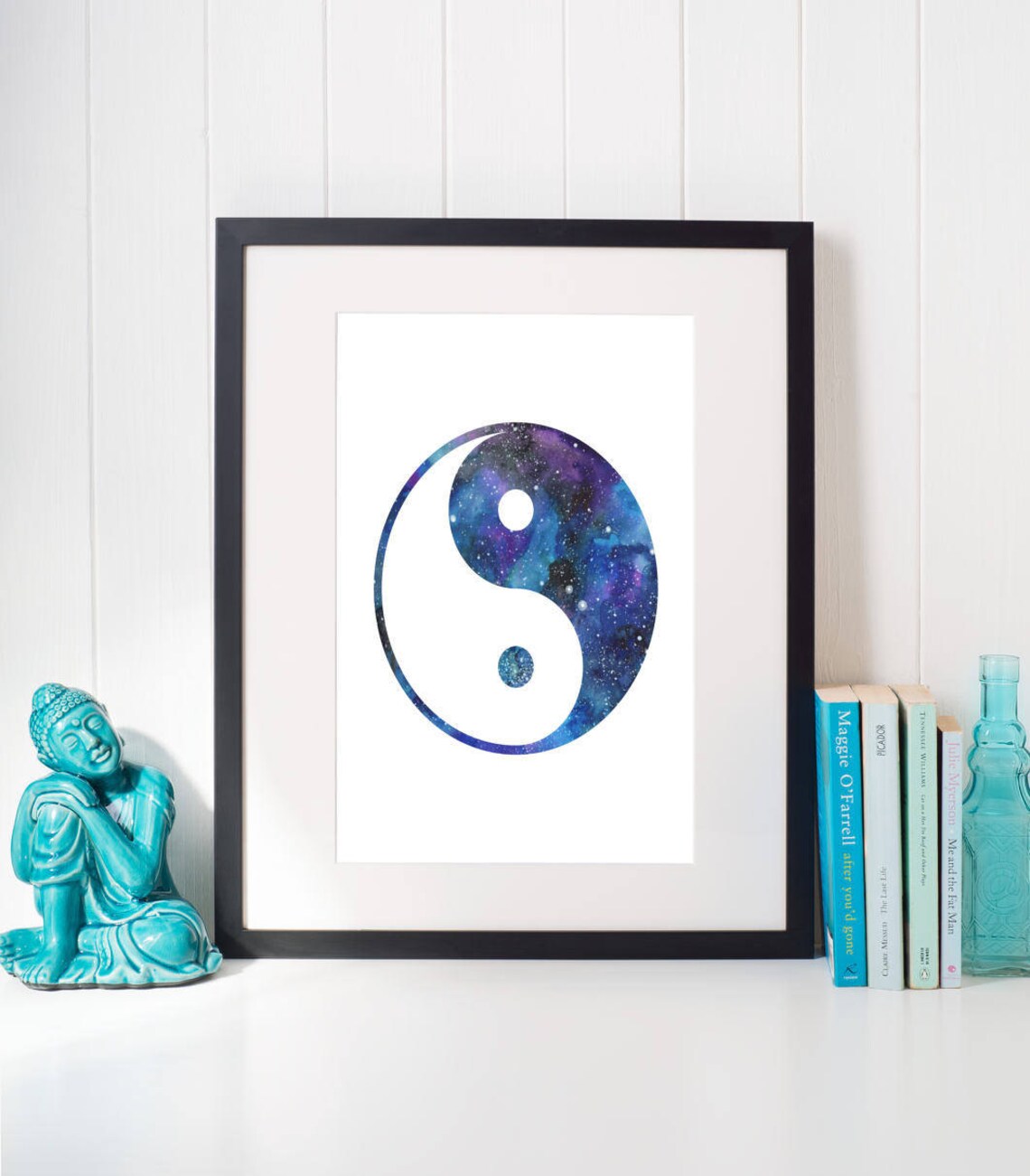 Yin Yang Yin Yang Decor Yin Yang impression Yin Yang Wall Etsy