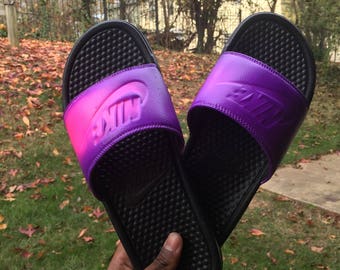 mens nike sandals etsy