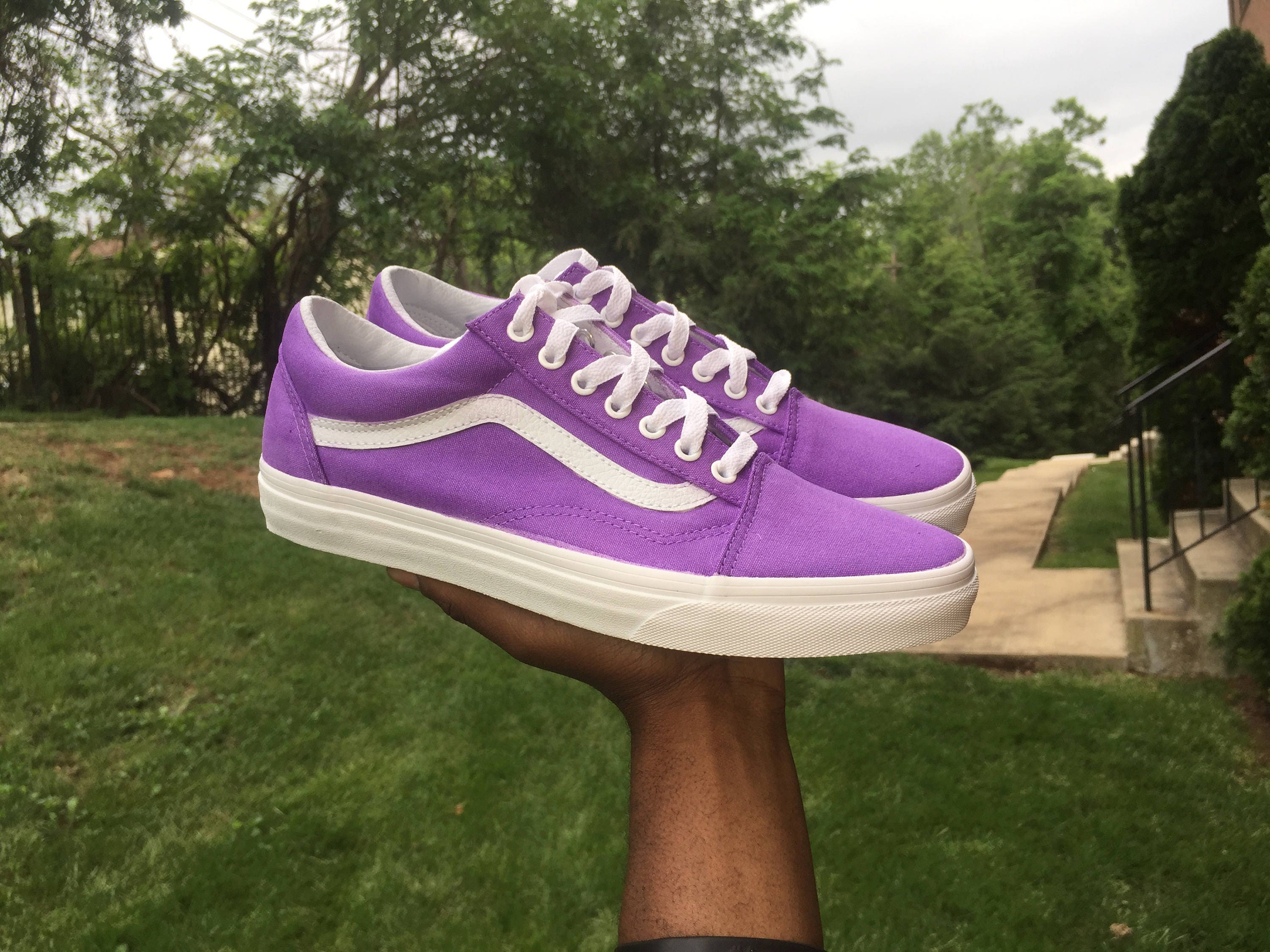 Vans Old Skool Pink - Etsy Vans Old Skool Pink - Etsy