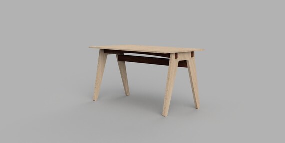 Flat pack plywood desk deals