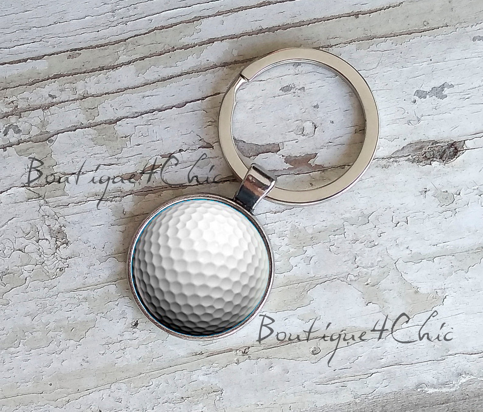 Golf Ball Keychain Keyrings Golf Keychain Etsy