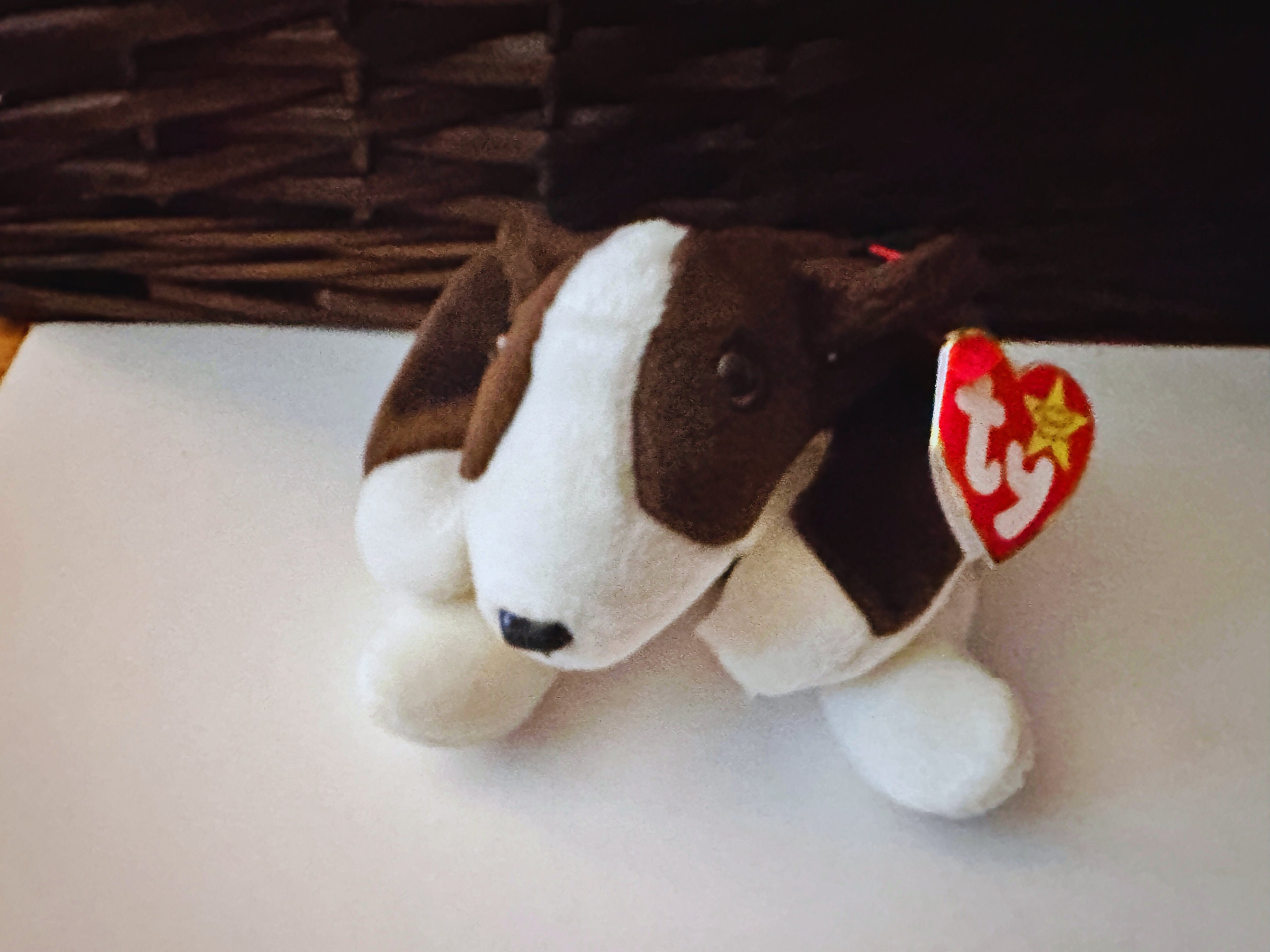 Vintage Rare Beanie Babies Dog, Bruno the Dog, Vintage (1997)