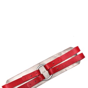 obi leather corset belt