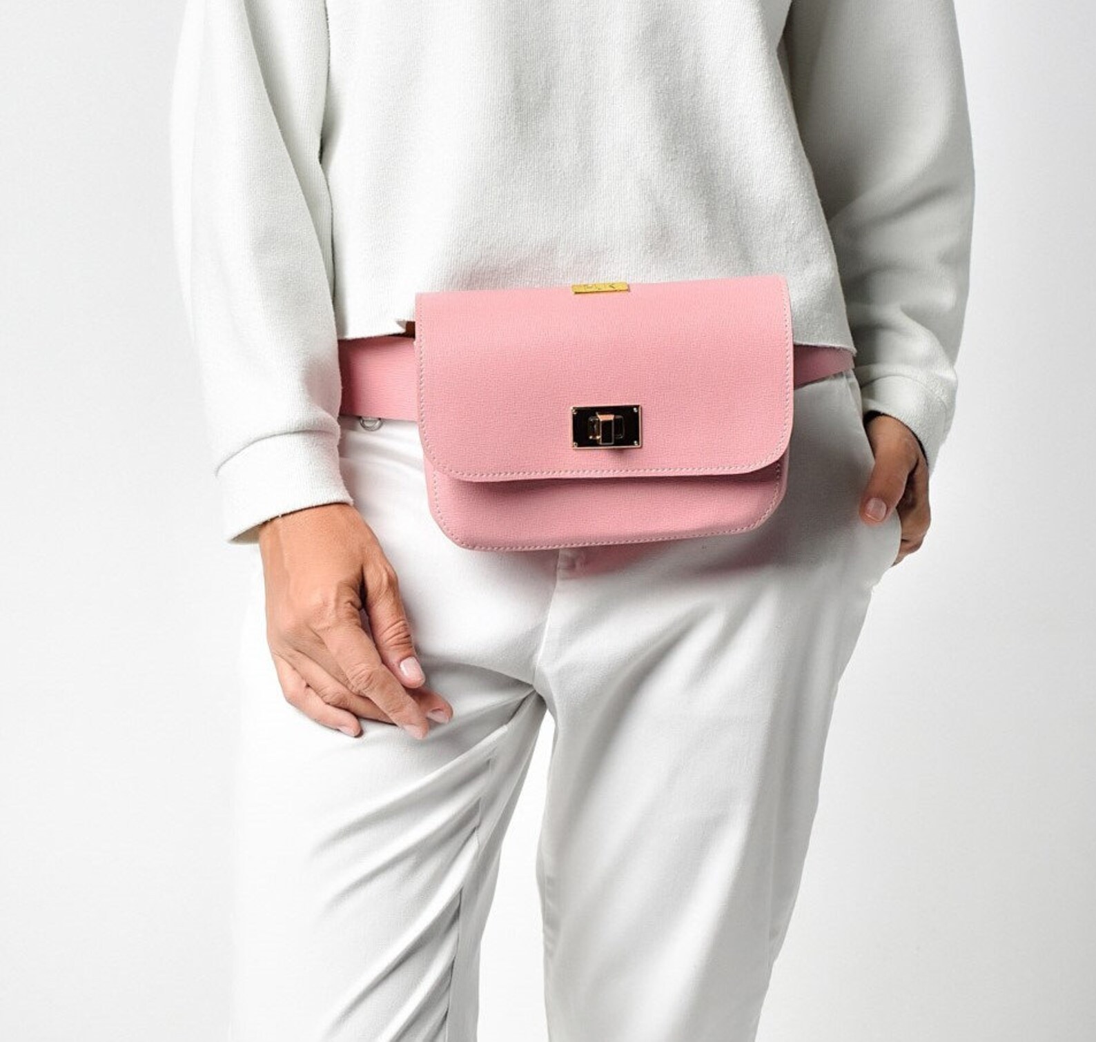 target pink belt bag