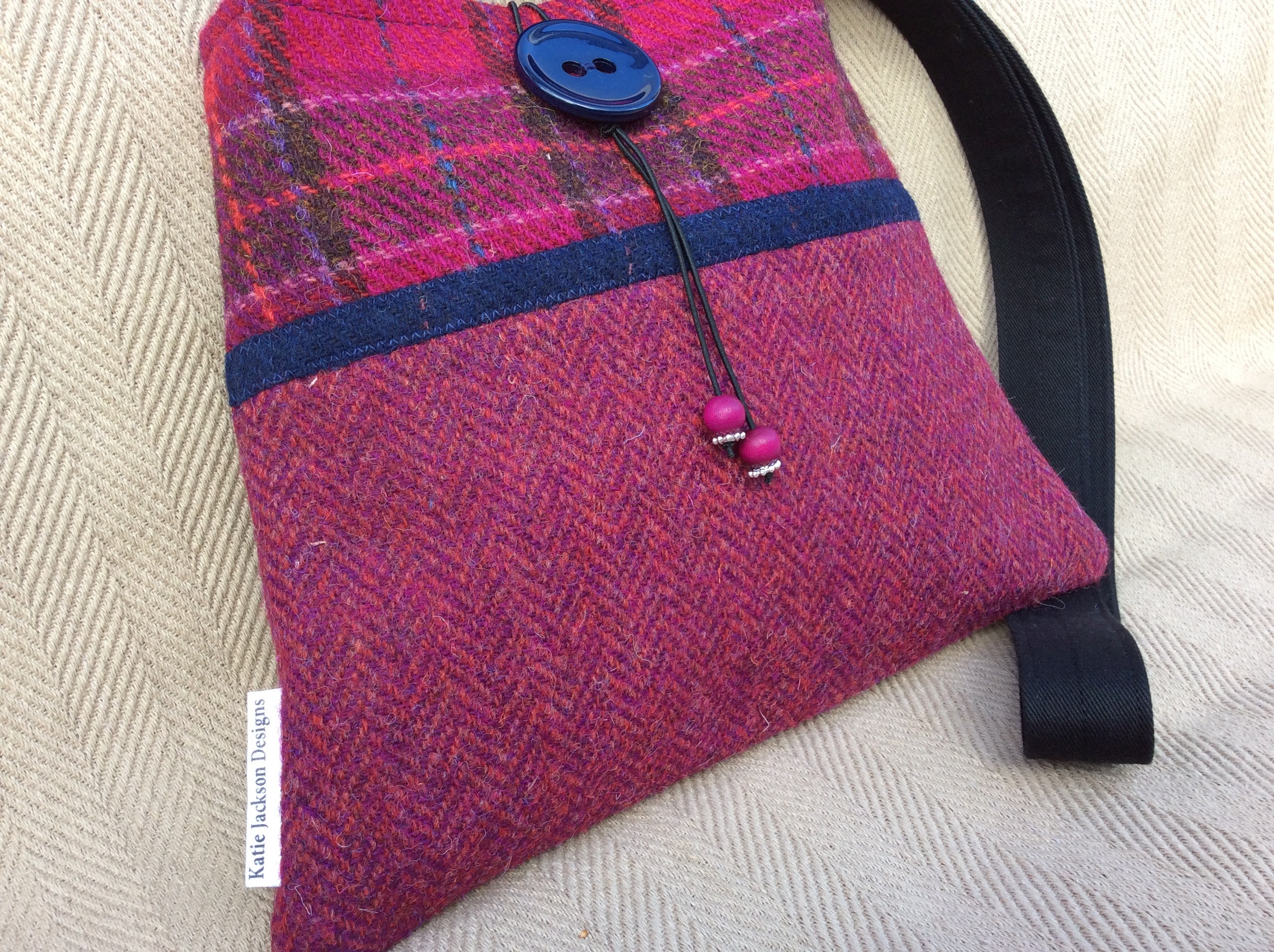 Harris Tweed Shoulder Bag Etsy