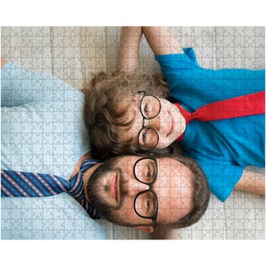 252 or 500 piece Photo Puzzle, Father&#39;S Day Gift, Photo Puzzles, Custom Puzzle