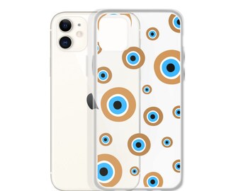 TRANSPARENT iPhone Case, Evil Eye iPhone Case, iPhone Case