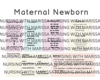 Revisão de Maternidade e Neonatologia e preparação para o NCLEX.