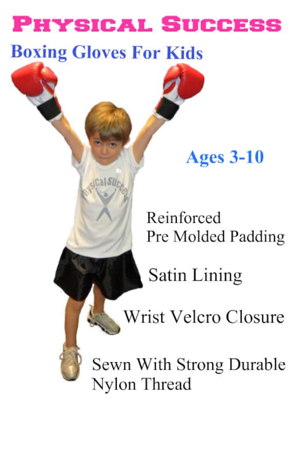 3-10 ans enfants gants de boxe enfant jeunesse sac de boxe