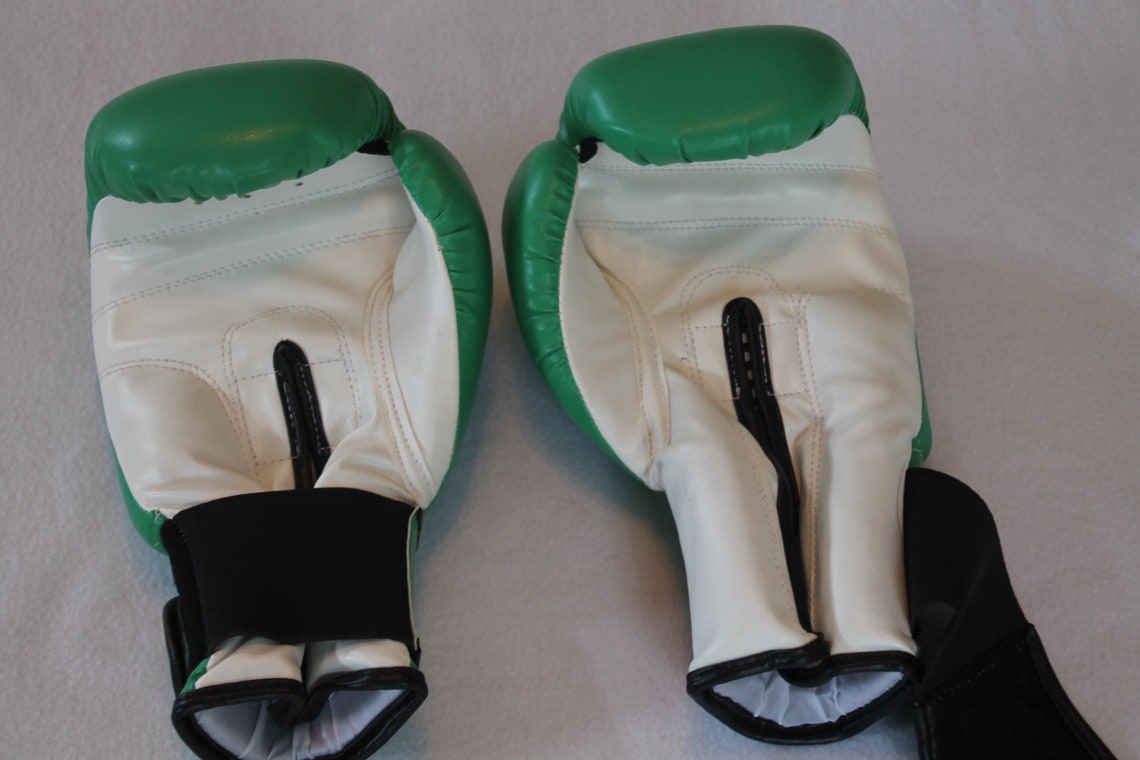 Lime green Boxing Gloves 12oz Size Etsy