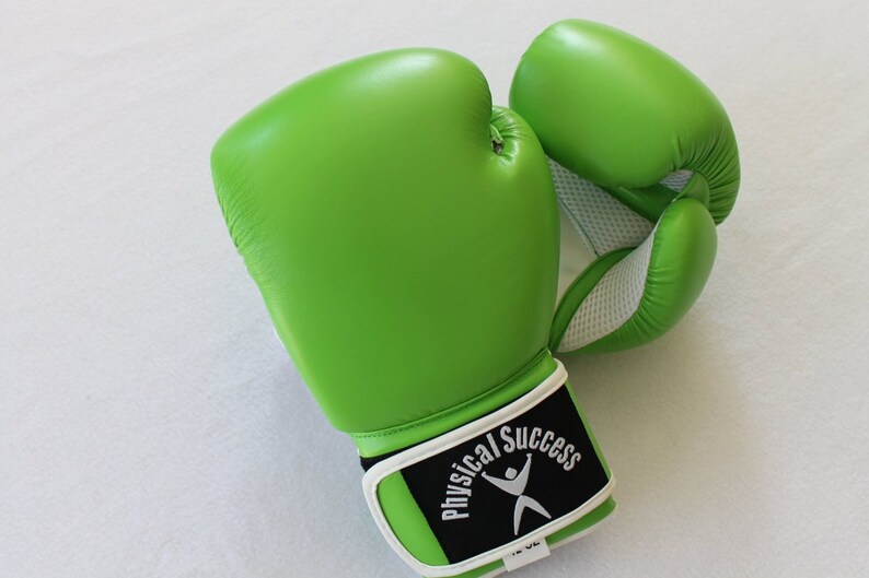 Lime Green Boxing Gloves 12oz Etsy