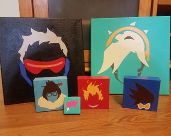 Overwatch Inspired Canvas Decor 12x12