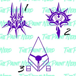 Nier Automata Inspired Decals - 6 inches