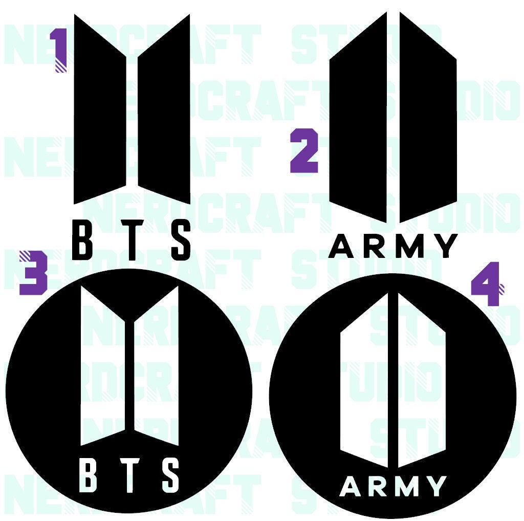 BTS Inspired Decals - 6 Inches - Etsy