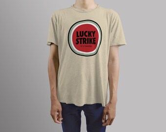 90s lucky strike lady Tシャツ 90s LUCKY STRIKE Tシャツ usa製 シングルステッチ フェード