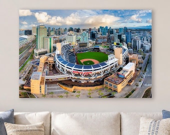 Petco Park Baseball Stadium Wall Art, San Diego Padres Skyline Photography