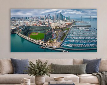 San Francisco Giants Baseball Stadium, Oracle Park Canvas Print