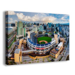 San Diego Padres Baseball Petco Park SD Skyline Print: MLB Stadium Art for Baseball Fans & Sports Enthusiasts