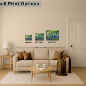 Steller Jay Wildlife Photography, Blue Bird Wall Art Nature Photo image 6