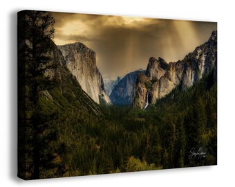 Yosemite National Park Mountain Picture Nature Photo Bohemian Relaxation Artwork for Meditation