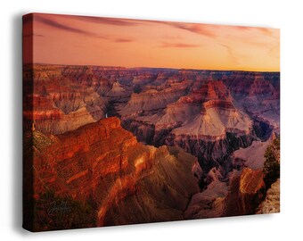 Grand Canyon National Park, Arizona Desert Picture Nature Photo, Bohemian Relaxation Artwork for Meditation