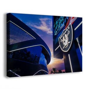 Las Vegas Raiders Football Picture, Allegiant Stadium NFL Poster