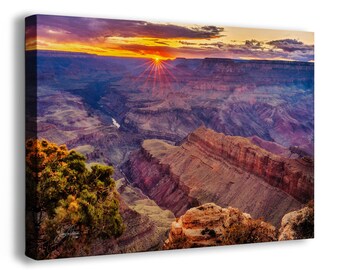 Grand Canyon National Park, Arizona Desert Picture Nature Photo, Bohemian Relaxation Artwork for Meditation