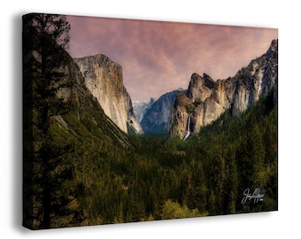 Yosemite National Park Mountain Picture Nature Photo Bohemian Relaxation Artwork for Meditation
