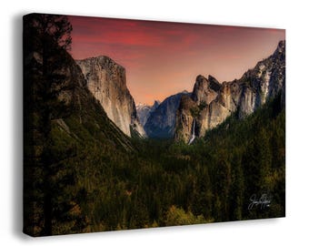 Yosemite National Park Mountain Picture Nature Photo Bohemian Relaxation Artwork for Meditation