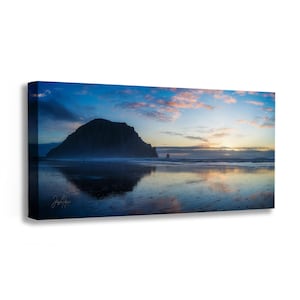 Morro Bay California Coastline Ocean Picture Nature Photo, Morro Rock Coastal Relaxation Artwork, Dorm Room, Office & House Decor
