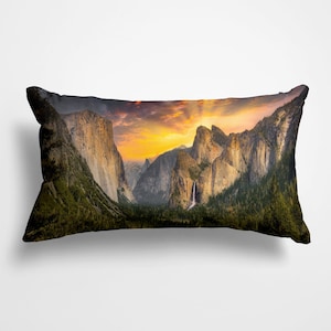 Yosemite Nature decoratieve kussensloop 20 x 12 inch dubbelzijdig