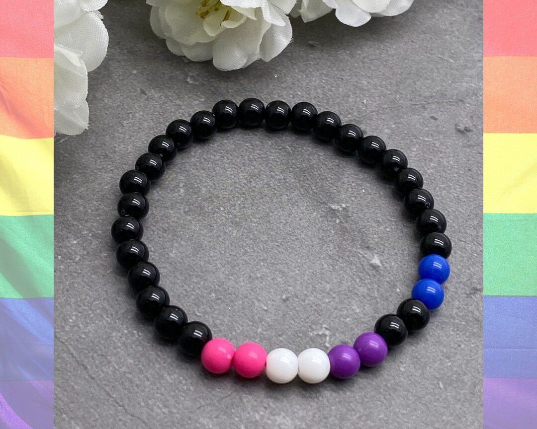Genderfluid Bracelet Genderfluid Flag Colours Bead Bracelet Etsy