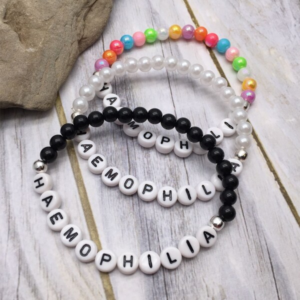 Hemophilia Bracelet Etsy