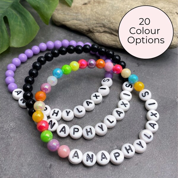 Anaphylaxis Bracelet Etsy