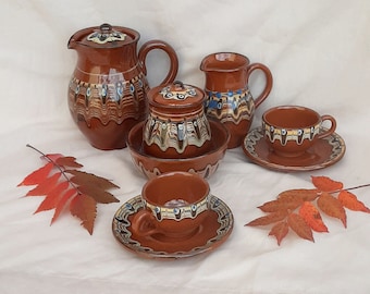 Vintage coffee set for two Bulgaria.