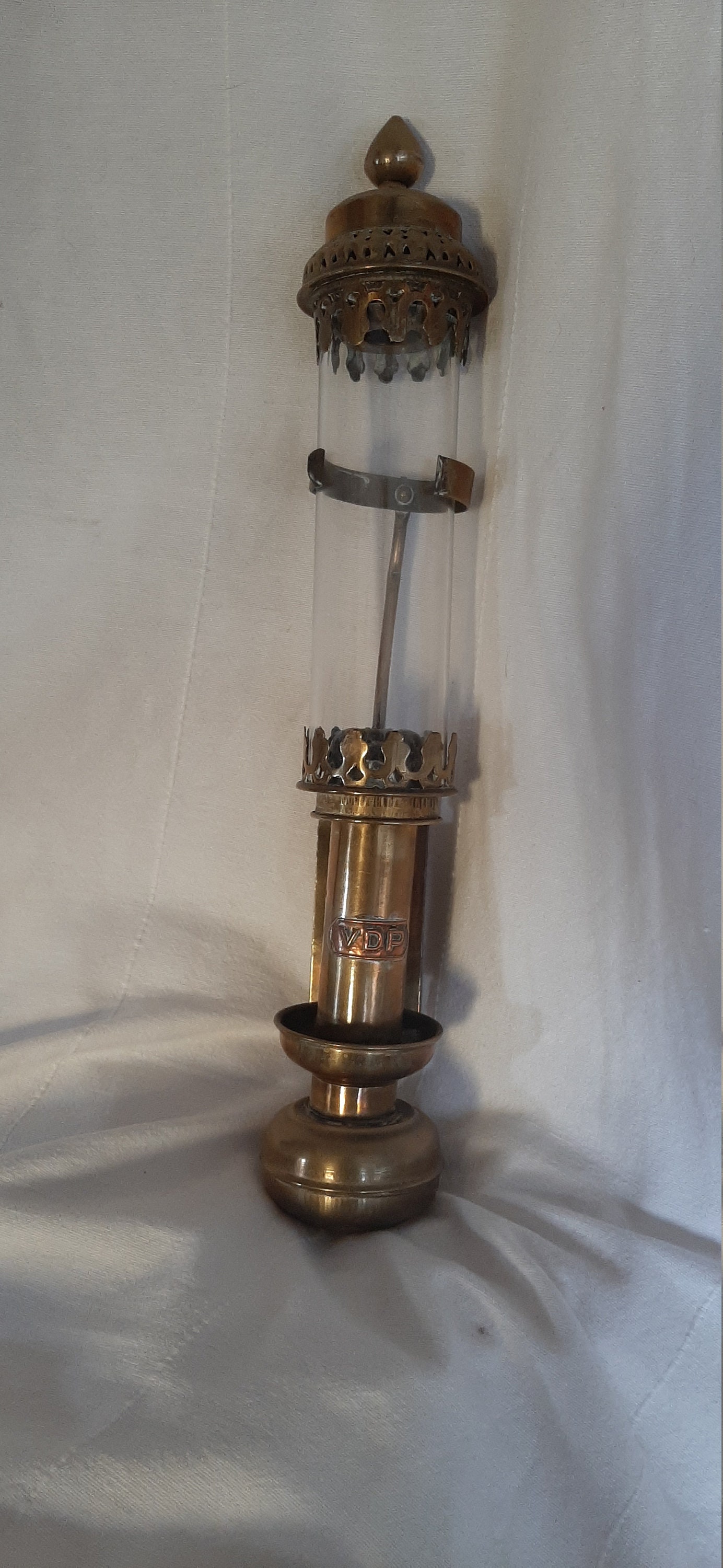 Lanterne de Wagon , Gare en Laiton Ancien.